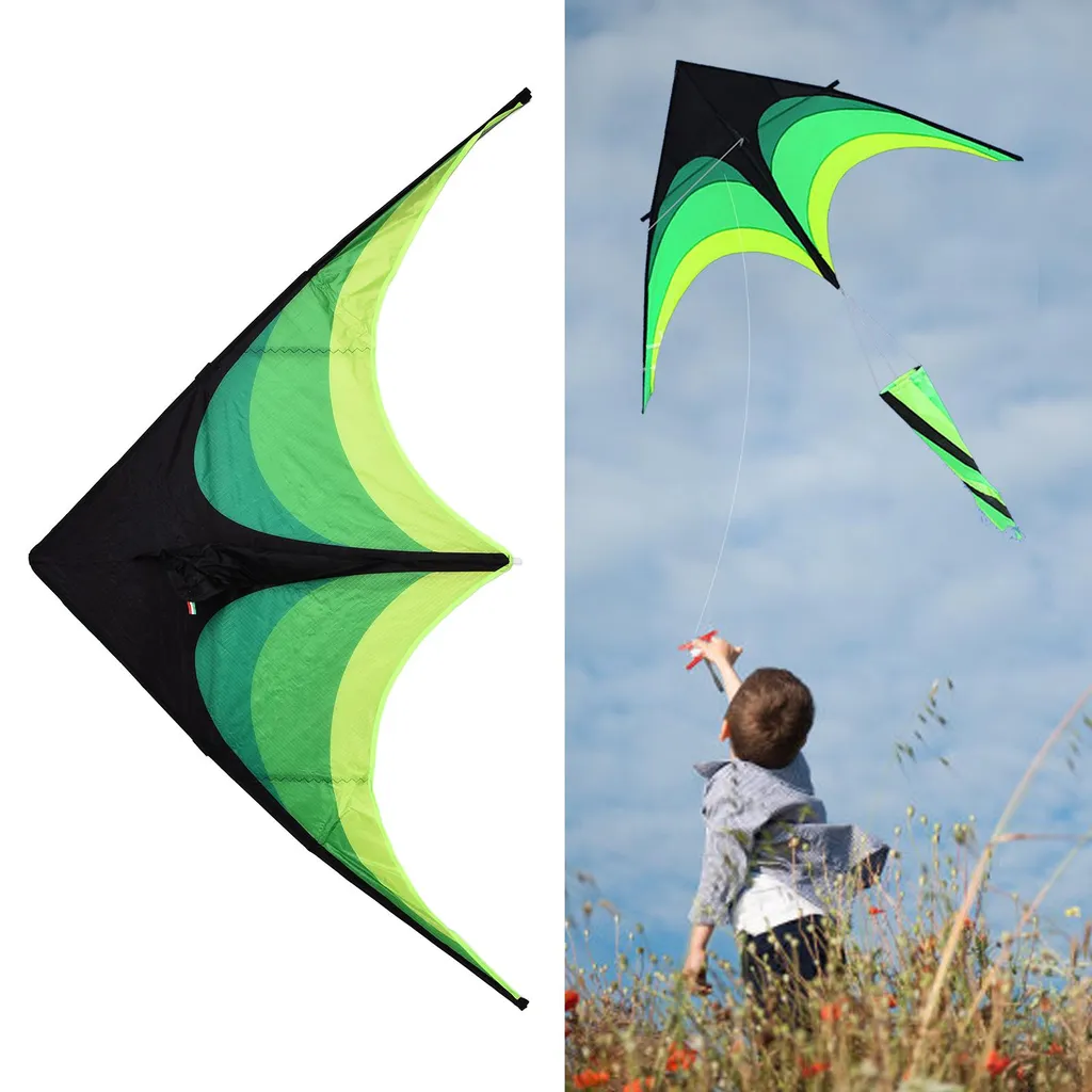 Cerf-volant facile à piloter 1,6m avec queue rotative et structure pro