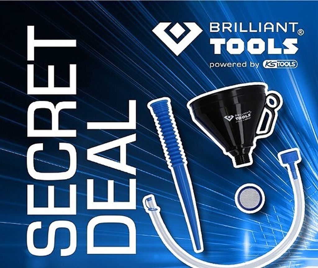 BRILLIANT TOOLS Univerzální sada trychtýřů, 3 kusy - Obrázek produktu 
