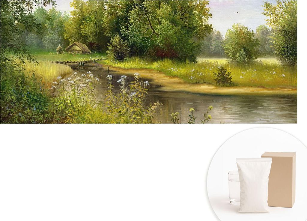 Fototapete - Wandbilder für Wohnzimmer - 208x146 cm - Dekorative Wandfolie - Modernes Design für Wanddekoration - Tapeten für Innenräume - Län...