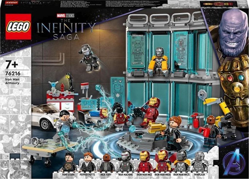 LEGO® Marvel Avengers Movie 4 76216 - Warsztat Iron Mana Zdjęcie produktu 