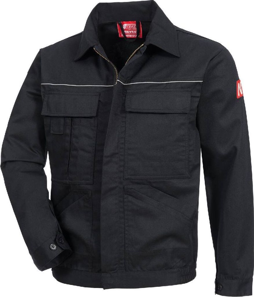NITRAS Arbeitsjacke MOTION TEX LIGHT Gr. 60 schwarz