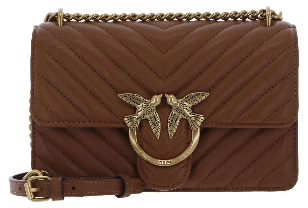 PINKO borsa a tracolla Love One Mini DC Sheep Nappa Chevron Immagine del prodotto 