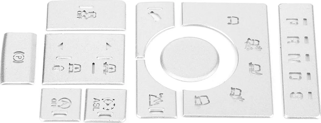 10 caches boutons alu Land Rover Executive 15-16 - Décoration Intérieure