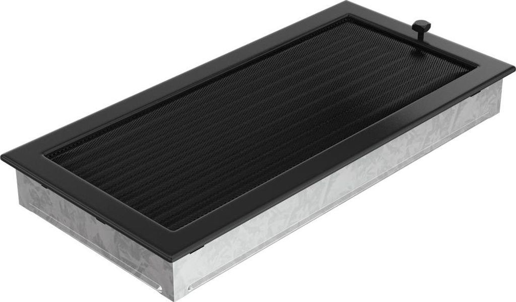 Mřížka 22x45 černá se žaluzií Obrázek produktu 