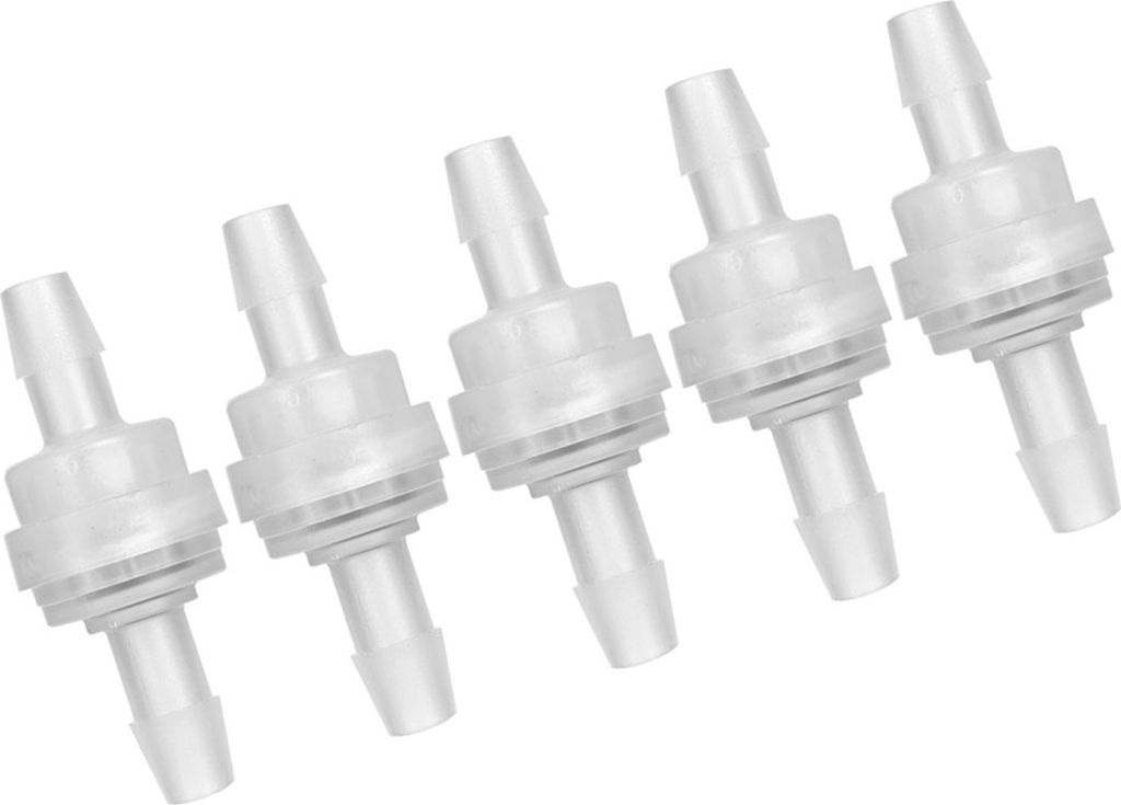 5PCS Plastic Check Valve Non Return One Way Valve for Water Treatment(6mm )(6mm )