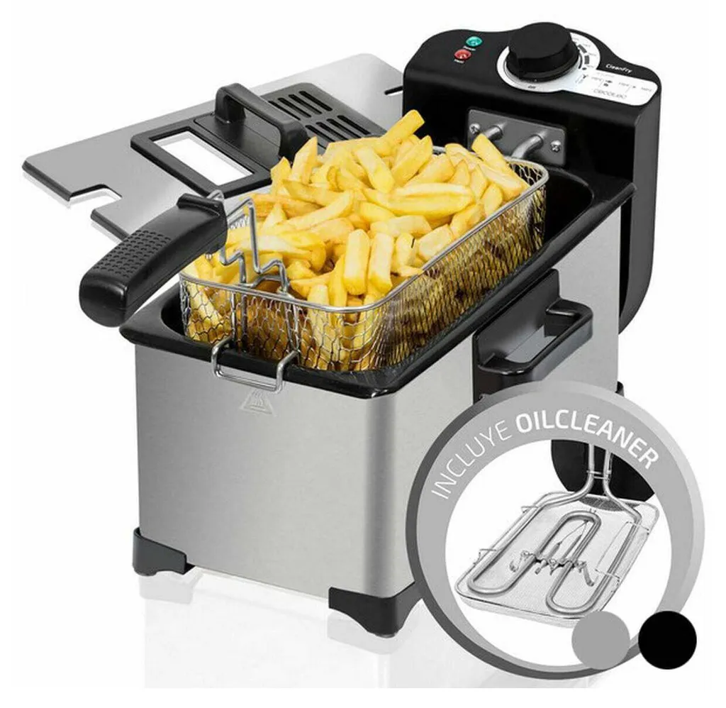 Friteuse Familiale 3L pour Frites Croustillantes : Idéal pour 4 Personnes