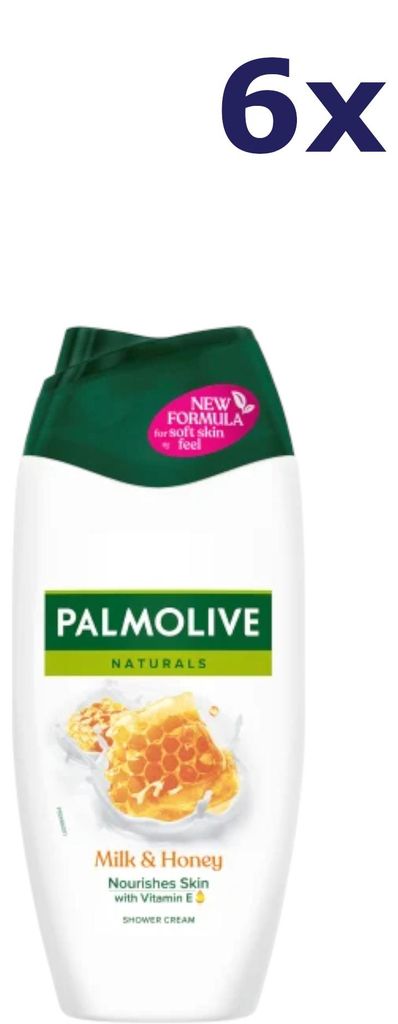 6x Palmolive – Milk & Honey Duschgel 250 ml Produktbild 