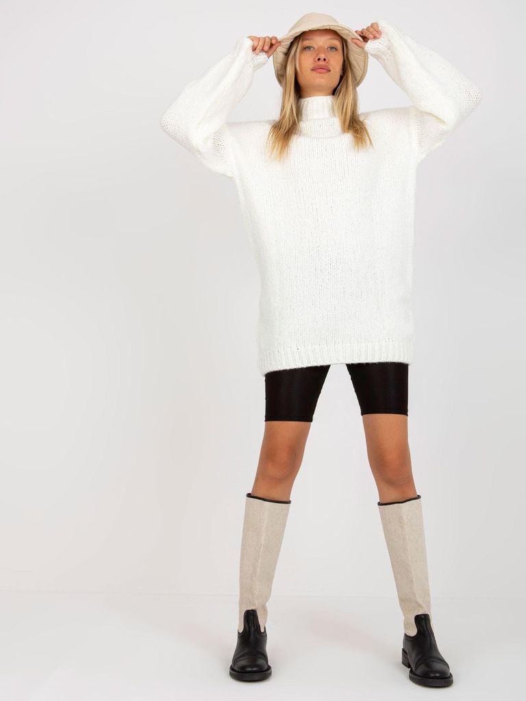Rue Paris Klassischer Pullover für Frauen Isolon natur Universal
