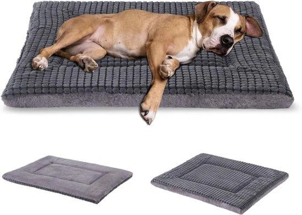 Coussin chien déhoussable et lavable avec mousse à mémoire de forme