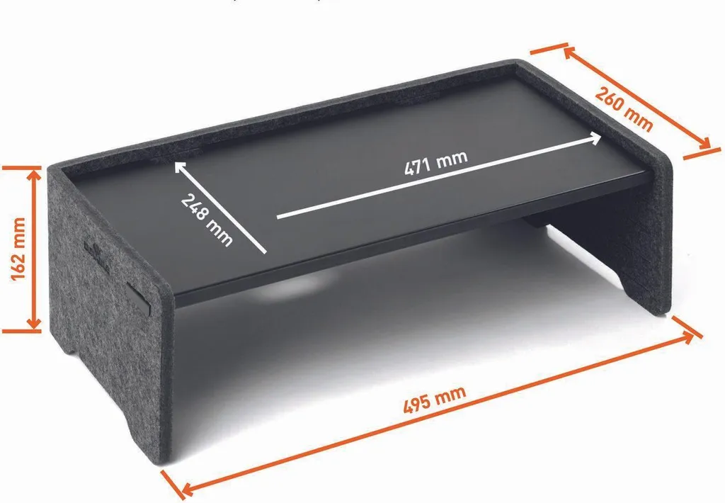 Support moniteur réglable en hauteur Durable Effect gris ergonomique - 20