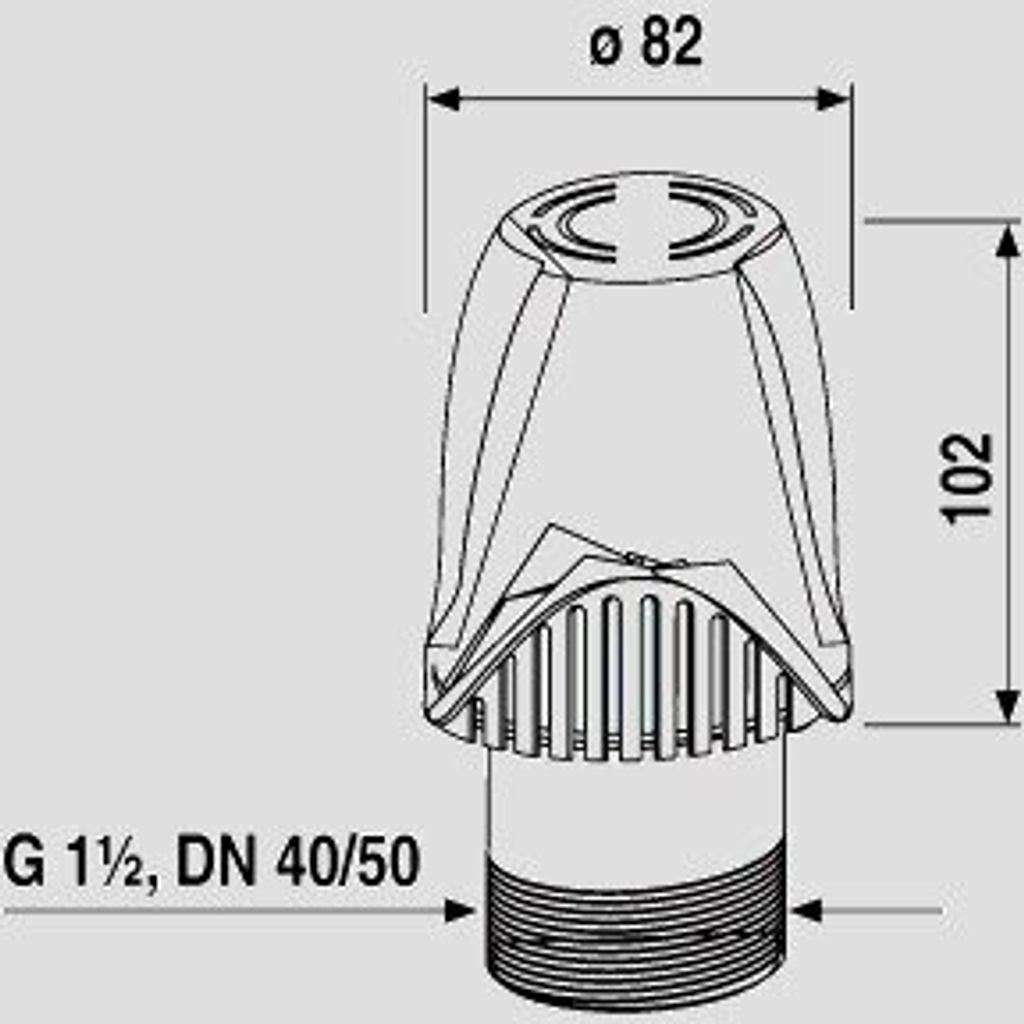 SANIT 11.027.00..S099 Rohrbe- und -entlüfter ventilair