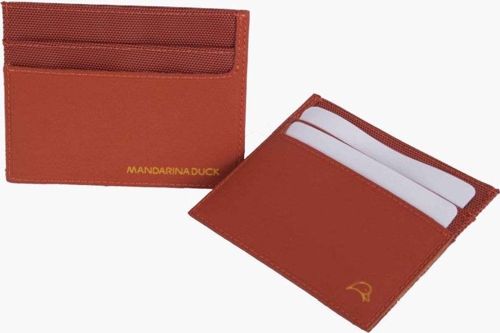 Mandarina Duck Visitenkartenetui, Kreditkartenetui, Orange, Work Bag, Cardholder