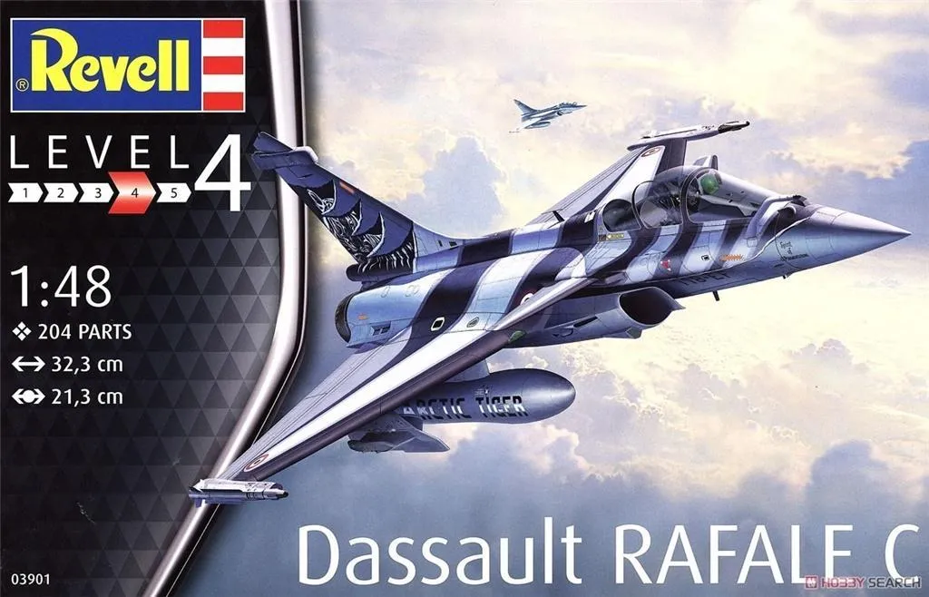 Maquette Dassault Rafale C Avion de Chasse Militaire Français 1/48