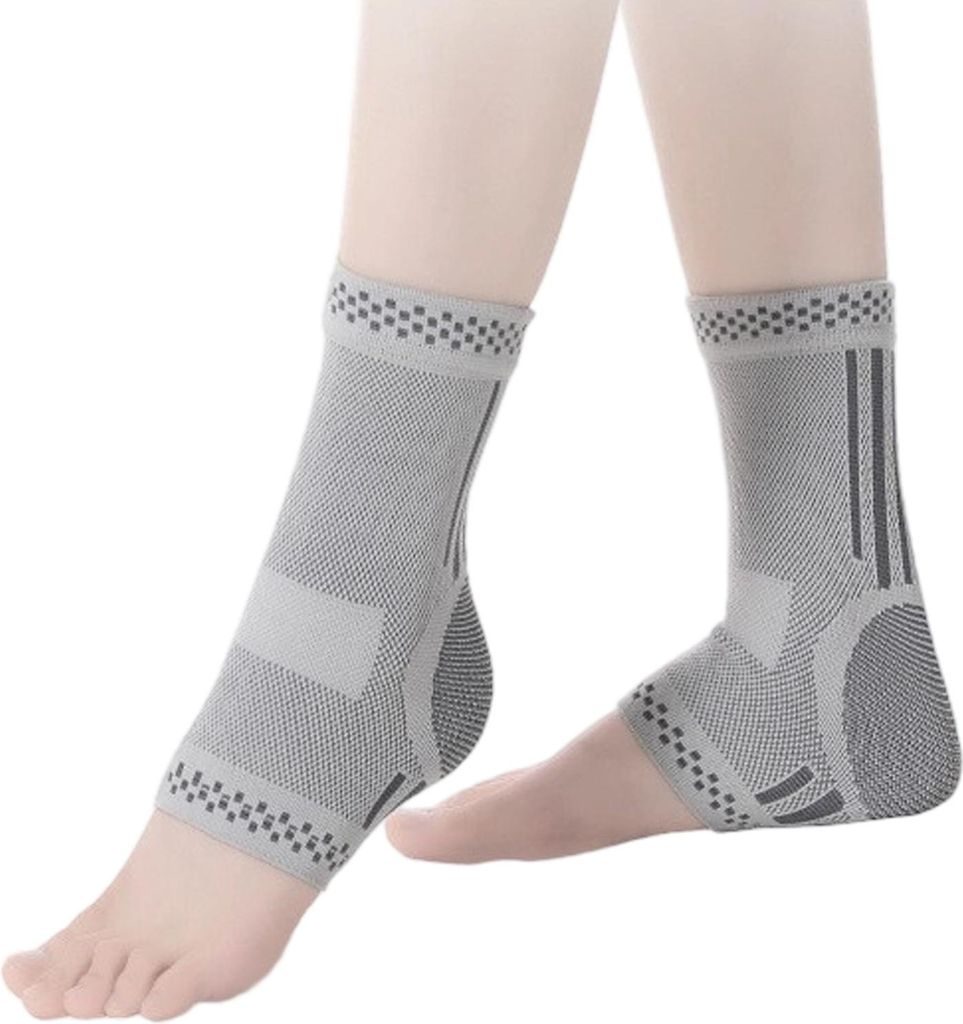 2er-Pack Knöchelbandagen bei Verstauchungen, Plantarfasziitis, Achillessehnenentzündung, Knöchelbandagen für Damen und Herren, Kompressionsstr...