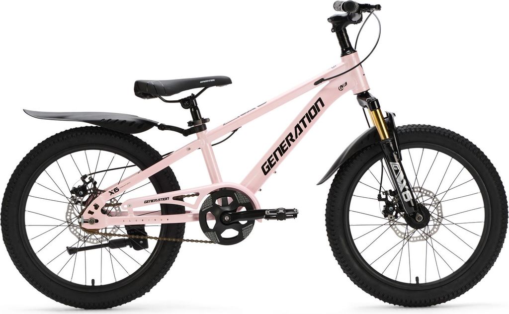 Generation X6 20 Zoll Rosa – Kinderfahrrad mit Schutzblechen