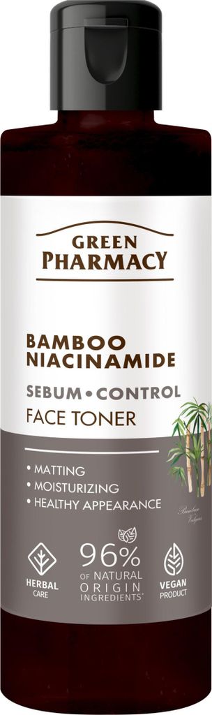 GREEN PHARMACY Gesichtswasser mit Bambus und Niacinamid, 200 ml