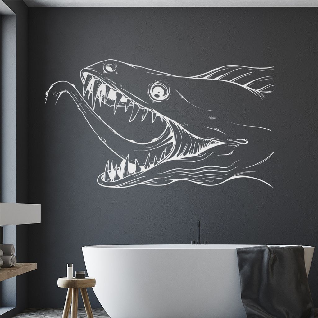 KIWISTAR Mops Pug Wandtattoo in 6 Größen - Wandaufkleber Wall Sticker - Dekoration, Küche, Wohnzimmer, Schlafzimmer, Badezimmer