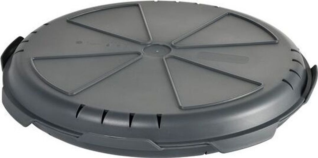 34x Pizzabox Mehrweg 37 cm Dunkelgrau