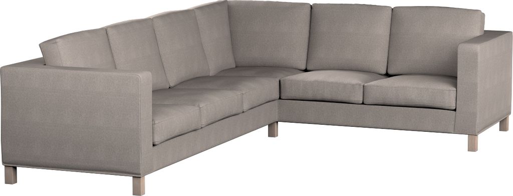 Dekoria Bezug für Karlanda Sofa Ecke links, beige-grau, 36cm x 30cm x 50cm