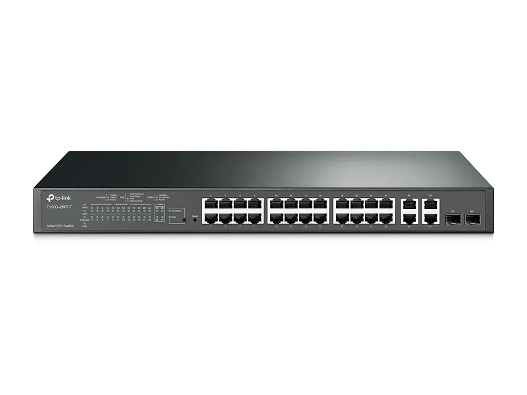 Commutateur PoE Smart 24 Ports TP-Link T1500-28PCT avec Management L2