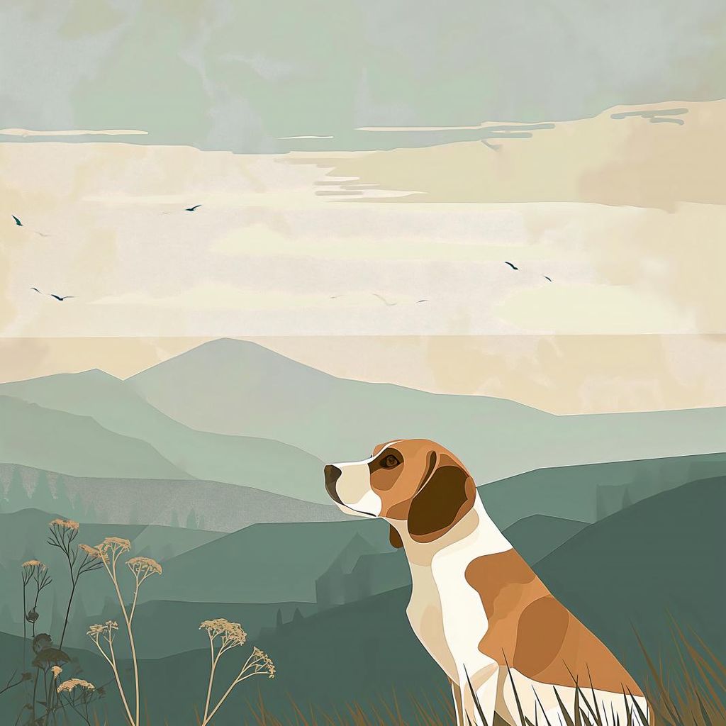 Plakat 20x20cm Treuer Begleiter