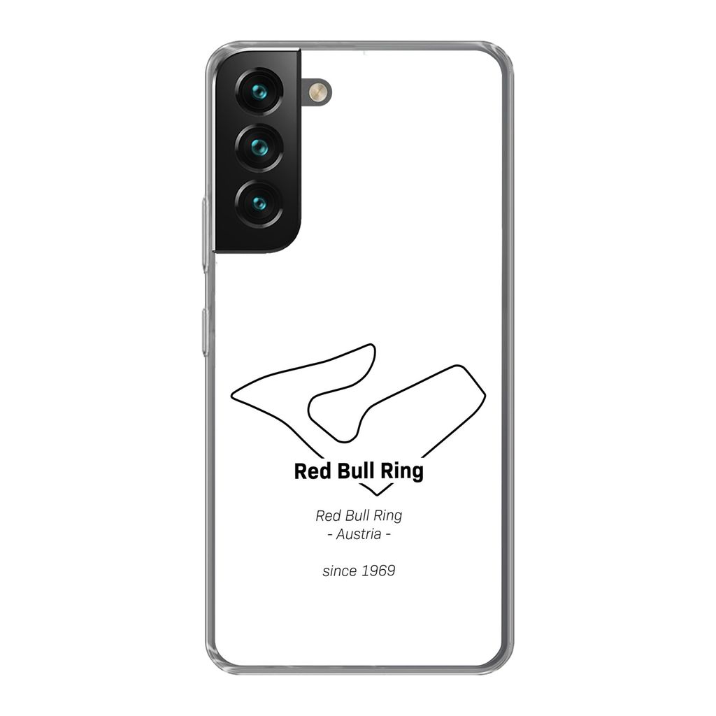 MuchoWow Handyhülle Schutzhülle Hülle für Samsung Galaxy S22 Plus Formel 1 - Red Bull Ring - Rennstrecke Silikon Softcase Handy Hülle - Schu...