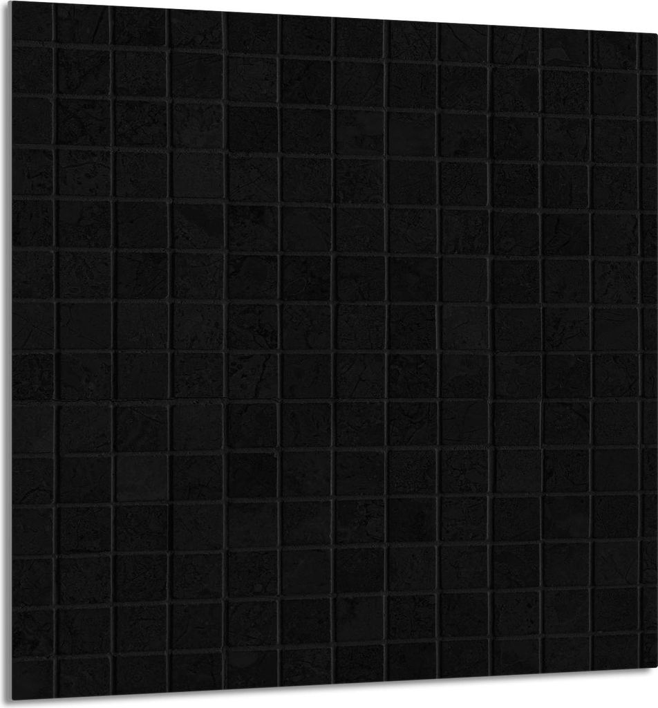 GLASPLATTE FÜR KÜCHE 60x65 Schwarz