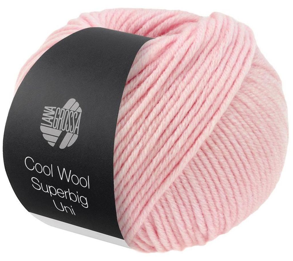 Lana Grossa - Cool Wool Superbig 0001 rosa