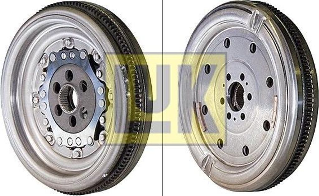 LuK 415 0736 09 Zweimassenschwungrad OE 06J105266AE kompatibel mit Passat CC, Scirocco, Sharan, A3 8P, Alhambra, Altea XL, Leon, Octavia, Superb, Y...