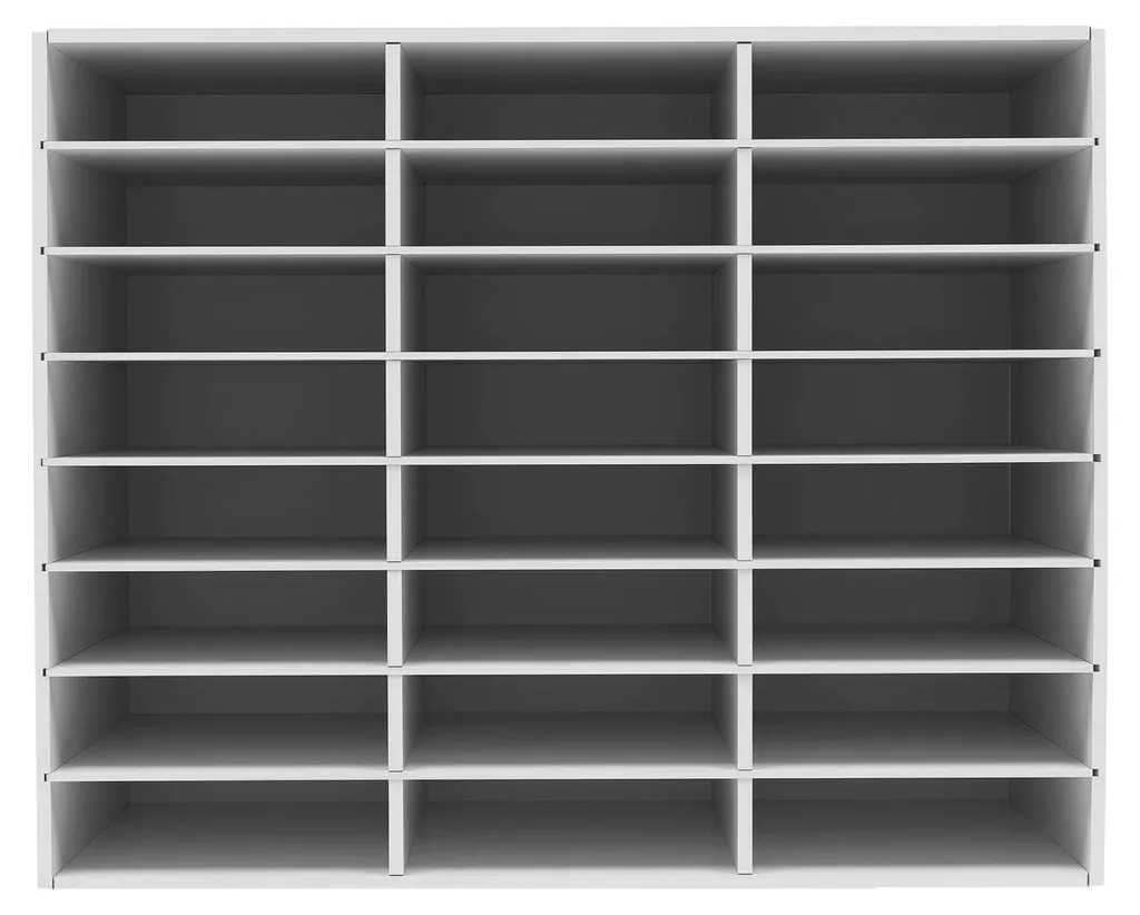 Organiseur de bureau anti-encombrement - Rangement documents blanc A4