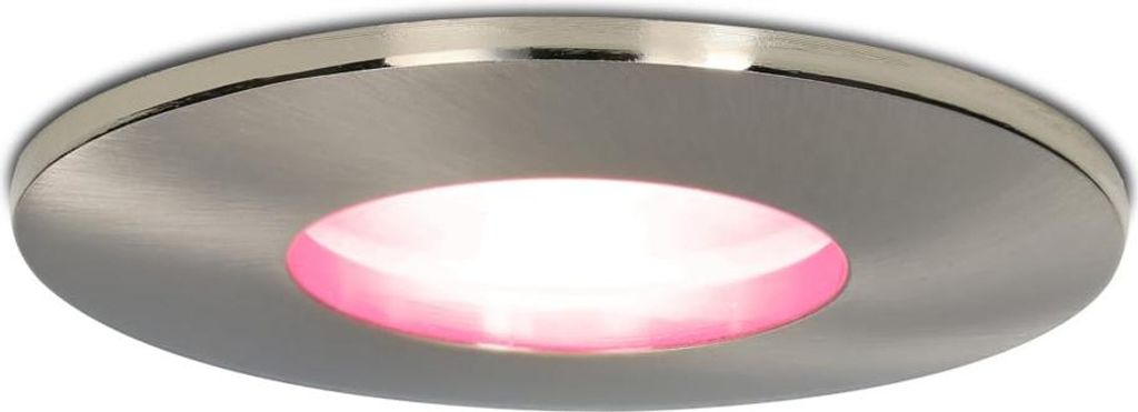 hoftronicsmart LED Einbaustrahler 5,5W RGBWW IP44 GU10 Edelstahl