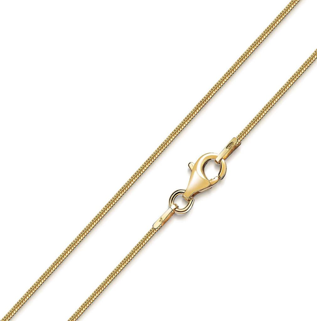 MATERIA by Matthias Wagner Gold Schlangenkette 925 Silber Produktbild 