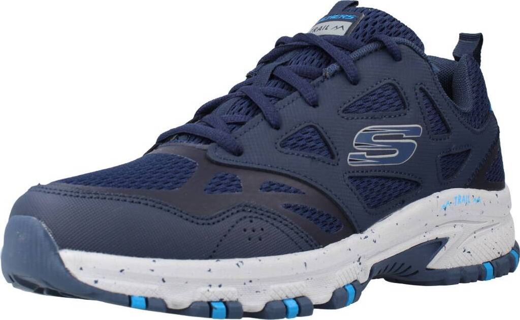 Skechers scarpe da uomo stringate Sporty suola in gomma blu Immagine del prodotto 