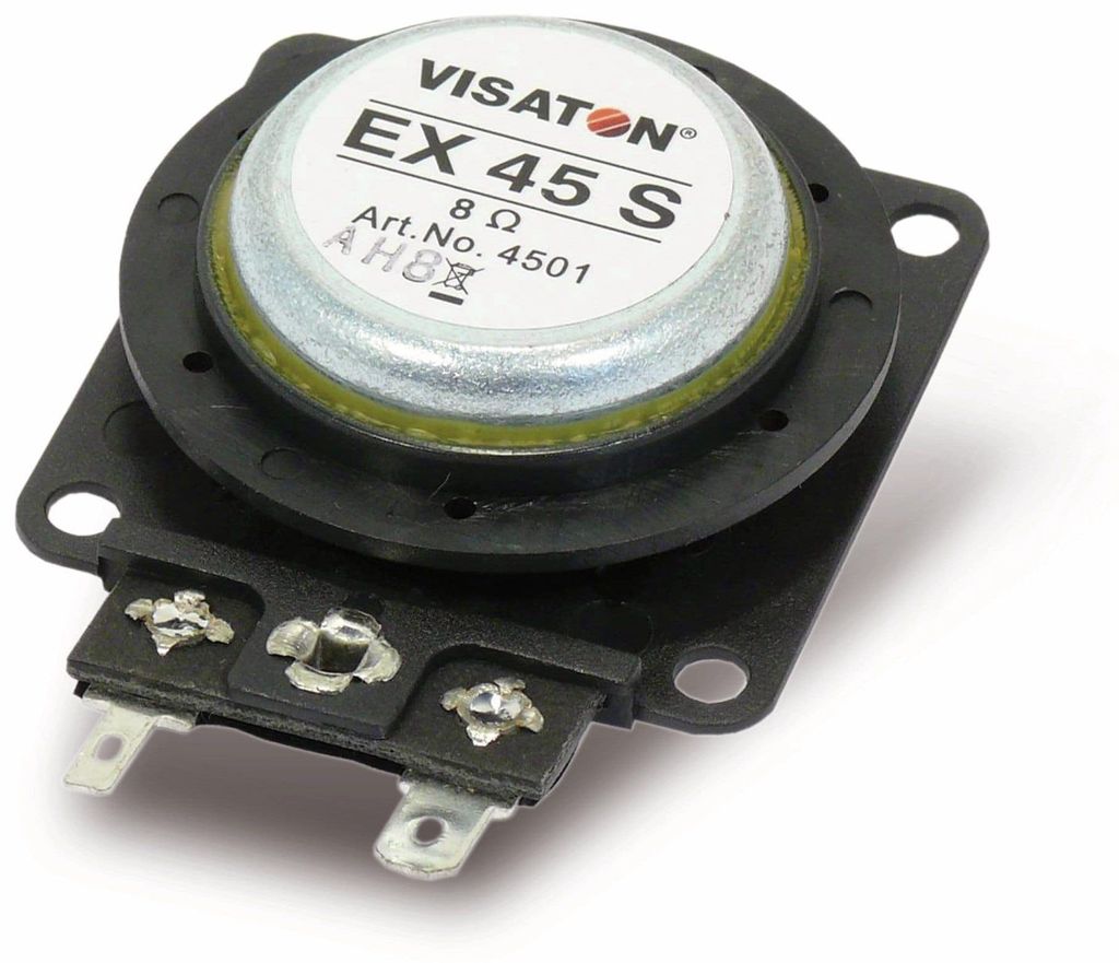 Visaton 4503'Körperschallwandler EX 45 S - 4 Ohm Lautsprecher schwarz