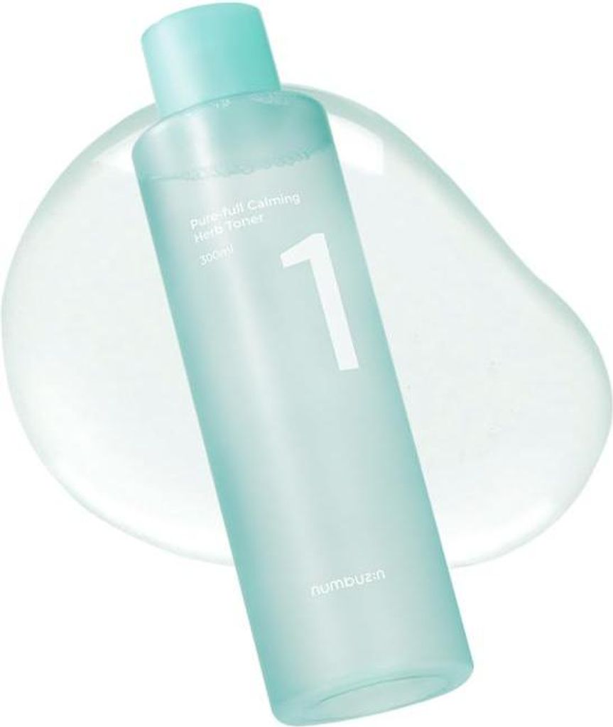 Numbuzin, No.1 Pure-Full Calming Herb Toner, beruhigendes Kräutergesichtswasser für eine reine Haut, 300 ml