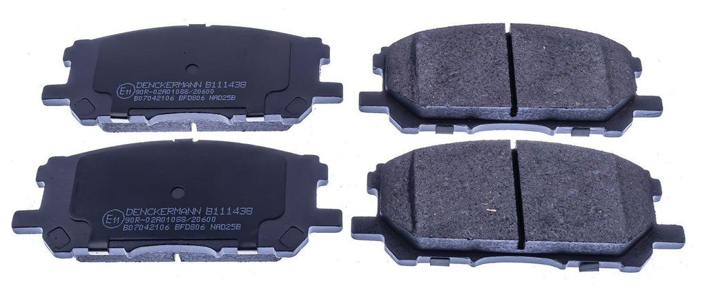 DENCKERMANN Bremsbeläge Satz Vorne Bremsklötze für LEXUS RX (MHU3, GSU3, MCU3) B111438