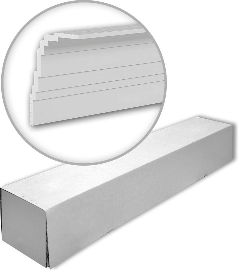 Profhome 650801-box Eckleisten 1 Karton SET mit 8 Deckenleisten | 16 m