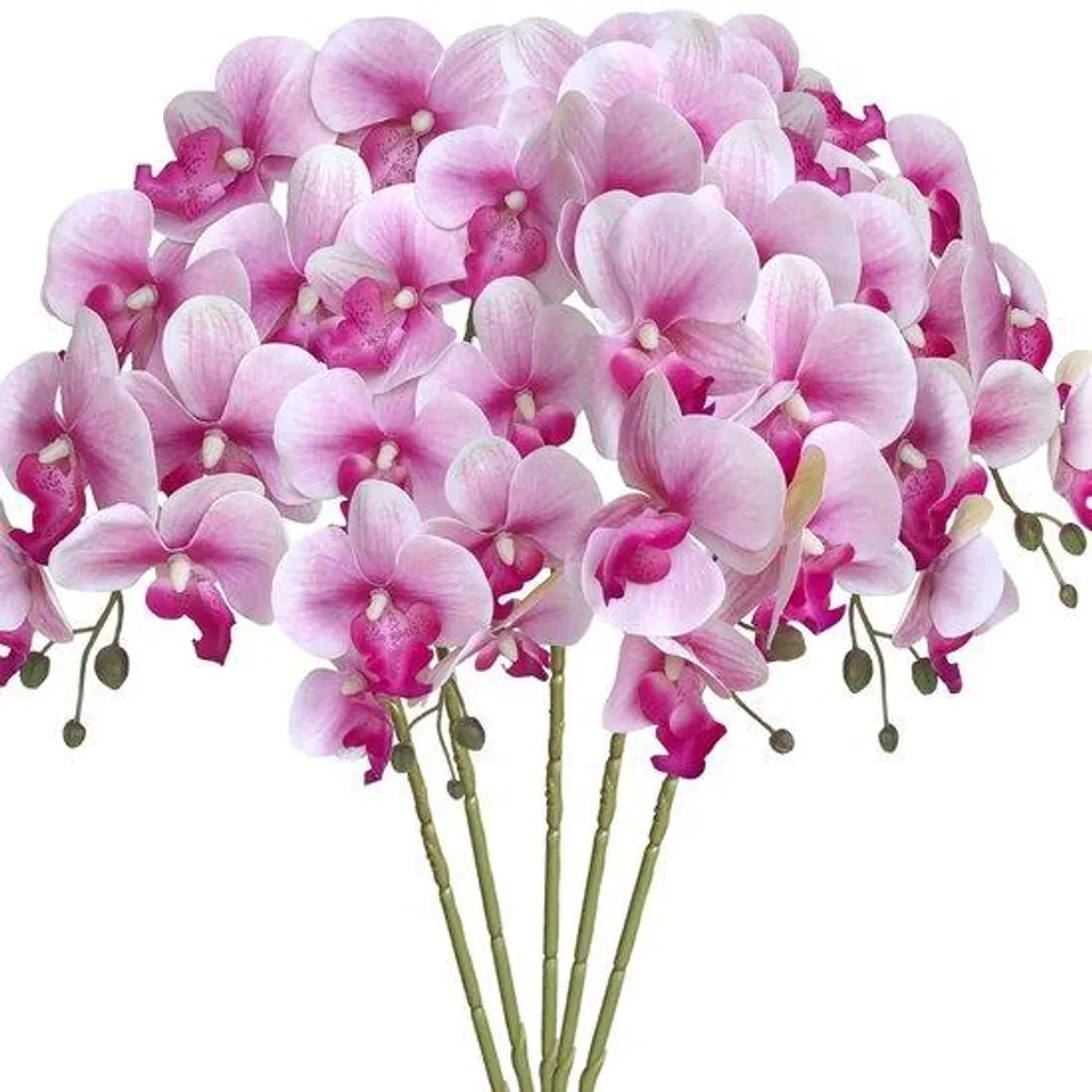 Orchidée artificielle pour décoration de table de mariage - 5 pcs