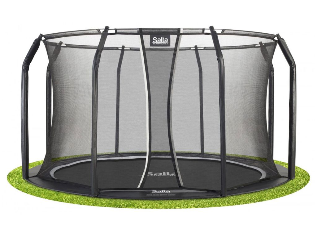 Siatka do trampoliny Royal Baseground, okrągła, czarna, Ø Zdjęcie produktu 1