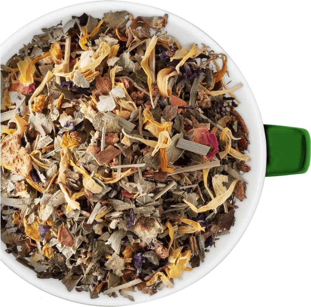 Weihnachtstee, lose, leckerer Kräutertee für die Weihnachtszeit, ideal als Geschenk, ohne künstliche Zusatzstoffe, 3 x 100g