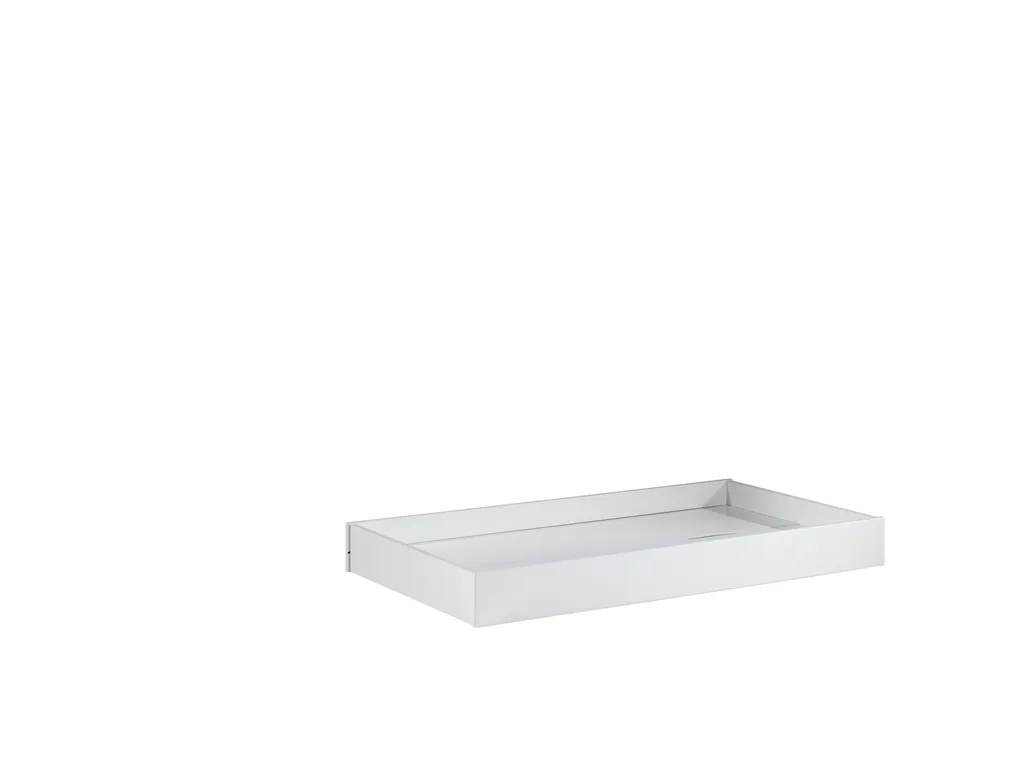 Tiroir de rangement pour lit enfant 70x140 cm Vipack Kiddy blanc uni