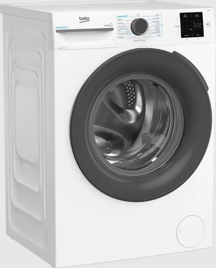 Lave-linge Beko 9kg silencieux et performant 1400 tr/min b300 Blanc