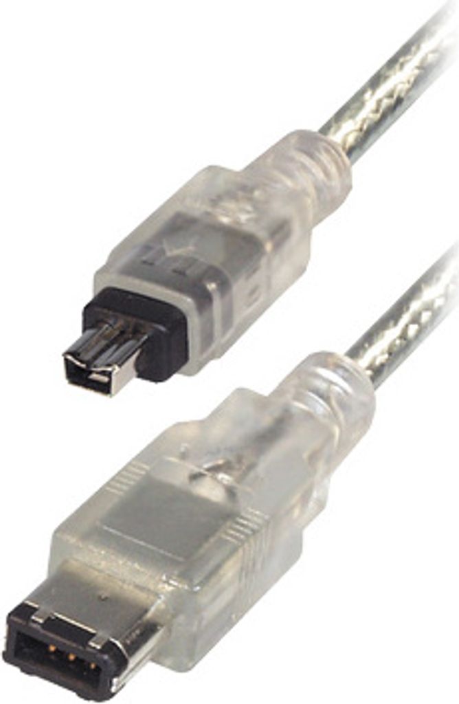 Transmedia Verbindungskabel; 4pol. IEEE 1394 Stecker - 6pol. IEEE 1394 Stecker, VD 2-1 T