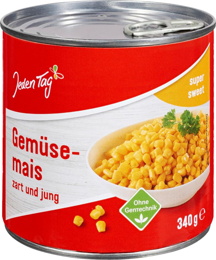 Jeden Tag Sonnenmais 3er Pack (3x425ml Dose) + usy Block