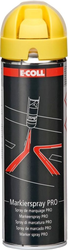 E-Coll PRO Markierspray 500ml gelb , 9900067879 Produktbild 