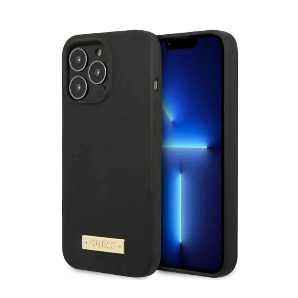 Prezzo Shock! Cover Guess iPhone 13 Pro Max Silicone MagSafe Nero