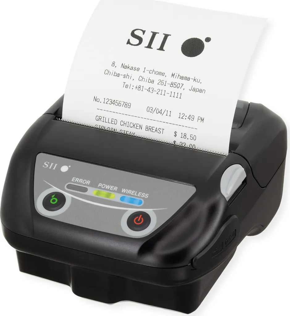 Imprimante portable SEIKO MP-B30 haute vitesse sans fil pour logistique