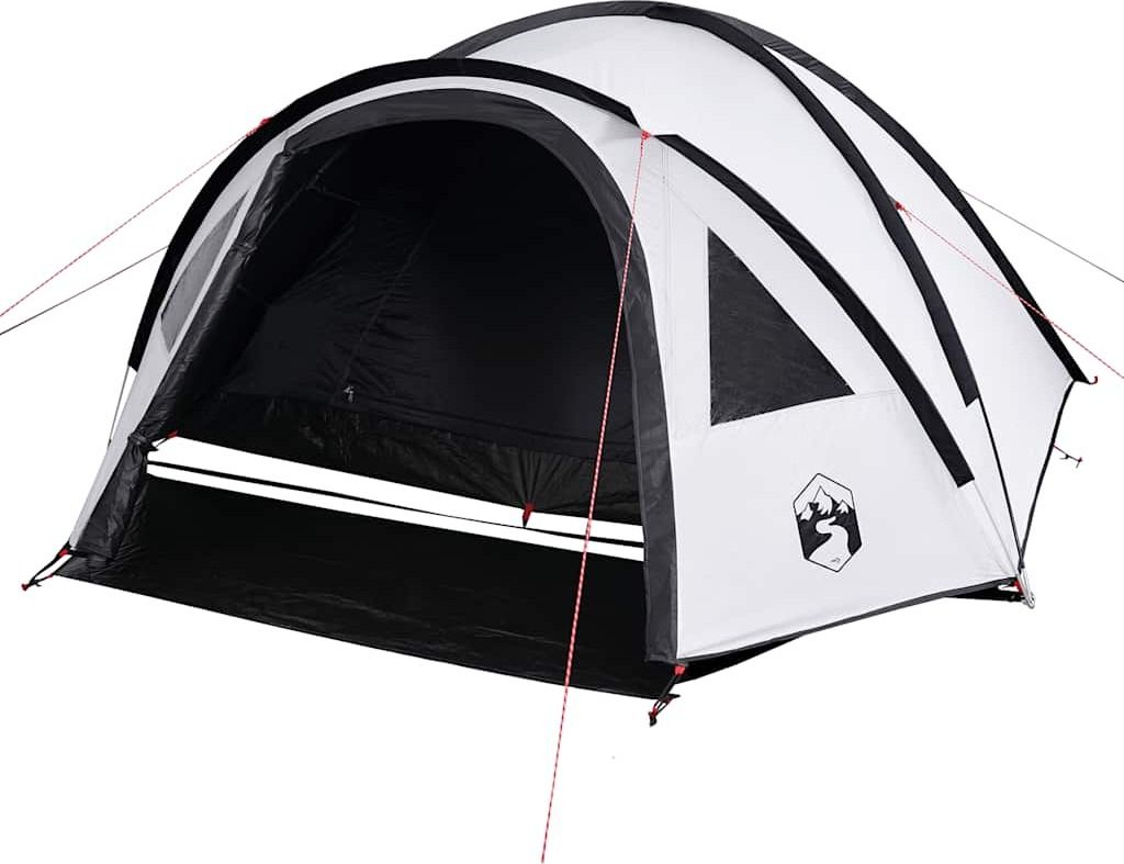 vidaXL Kuppel-Campingzelt 4 Personen Weiß Dunkel Produktbild 