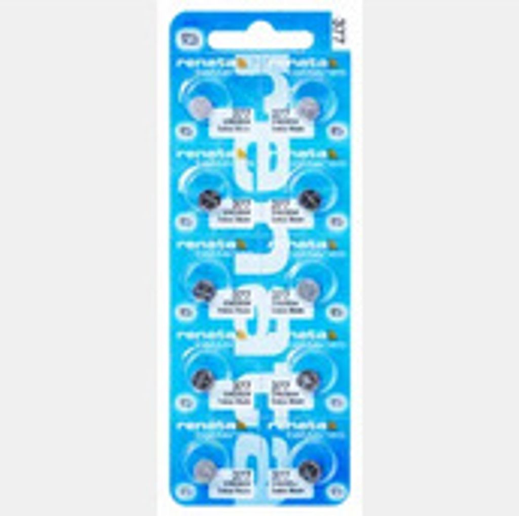 10x RENATA AG 4 Uhrenbatterie 377 für Armbanduhr Knopfzelle Produktbild 3