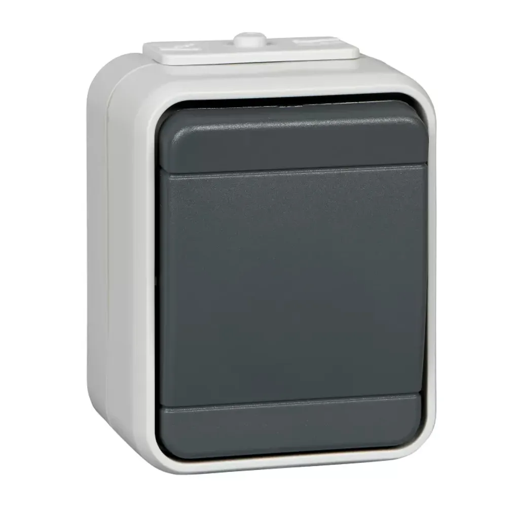 Interrupteur triple 451609 design gris cheddar - Commande universelle